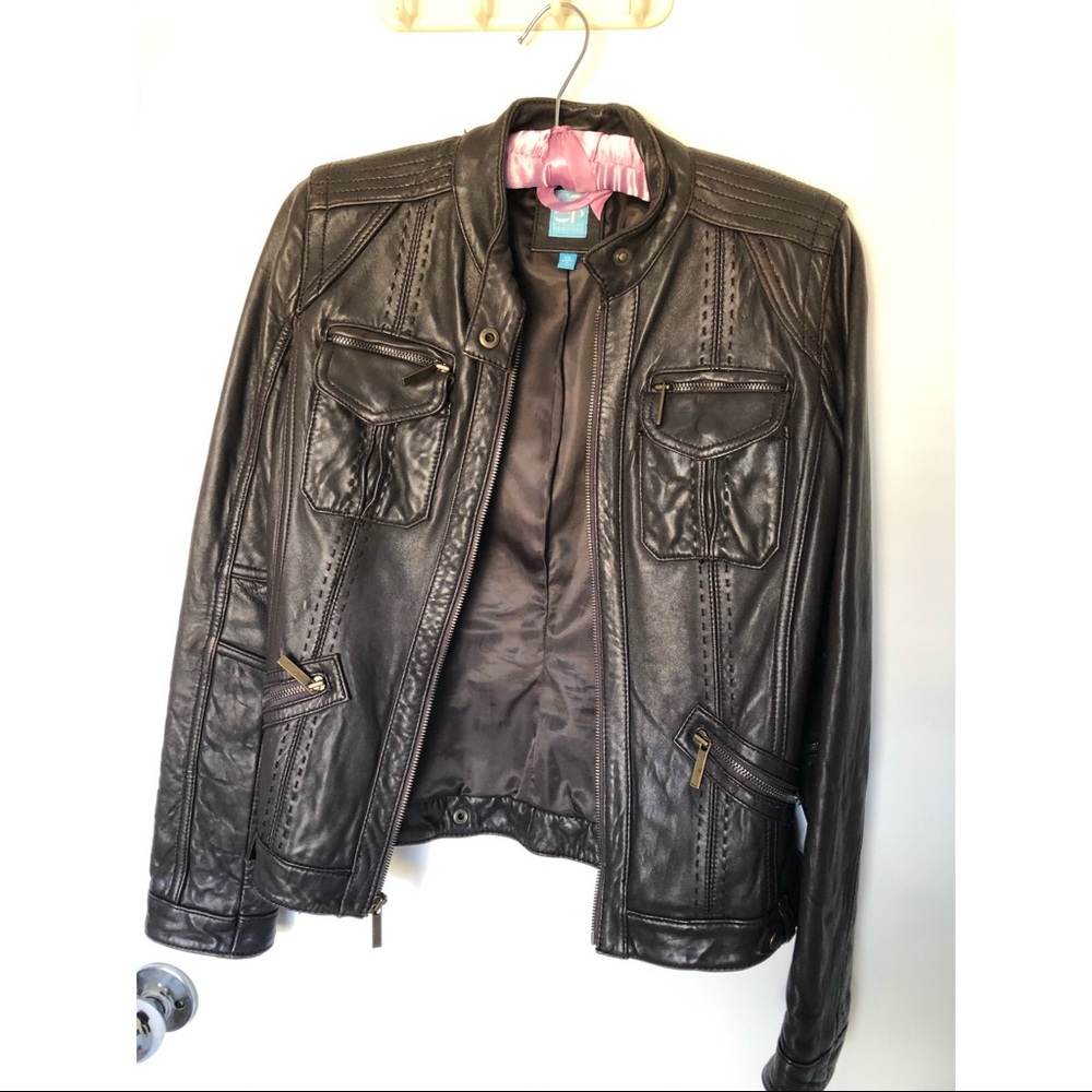 Barney’s co-op leather jacket
